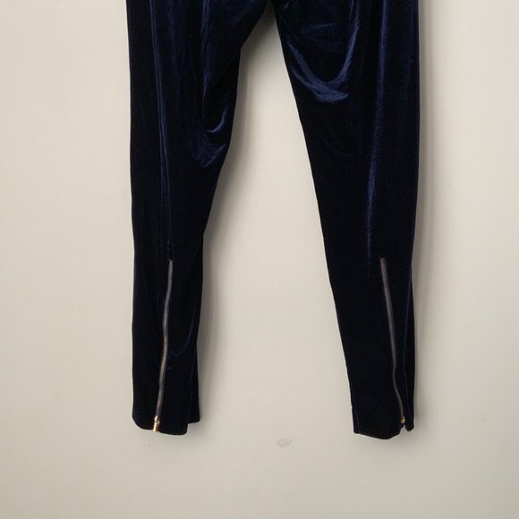 Cache Velour Pull-on Skinny Leg Pants Women Size L - Picture 4 of 4